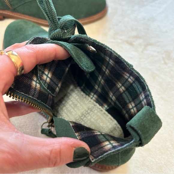 Kelsi Dagger Green Suede Boots 6.5 - Picture 6 of 7